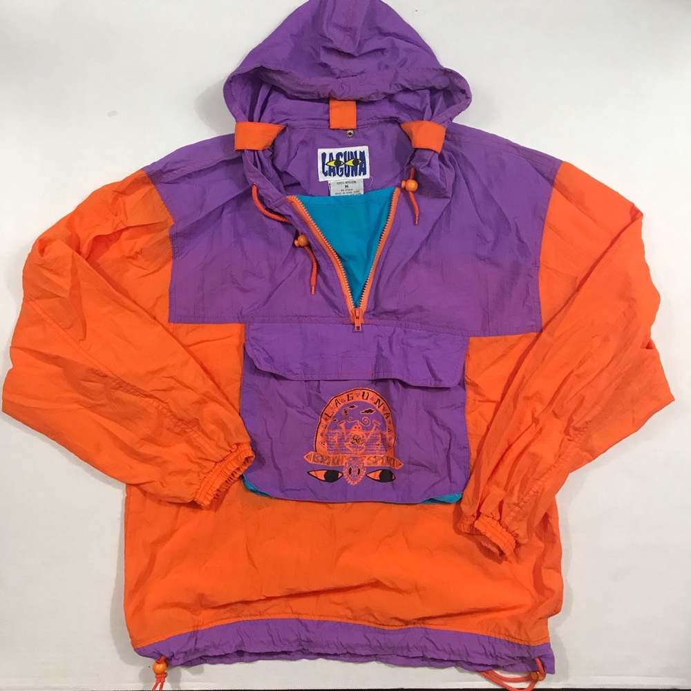 Vintage 90s Colorblock Beach Sports windbreaker
